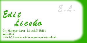 edit licsko business card